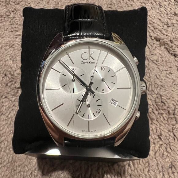 CALVIN KLEIN Swiss Made K2F 271 Quartz Men's Wrist Watch - Picture 1 of 5